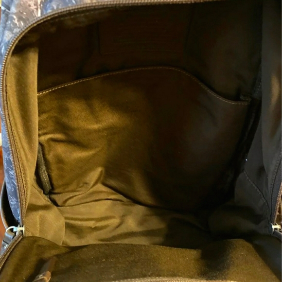 Unique Pattern Green/Brown Coach Backpack main image 5